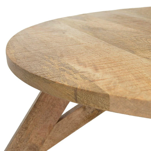 Tatvaacasa Table 90 cm (Solid Mango Wood)