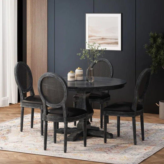 Round Solid Wood Dining Table