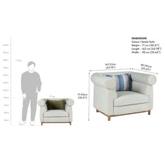 Modern 1 Seater Sofa