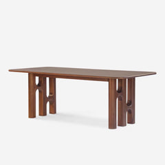 Tatvaacasa White Wash Modern Dining Table