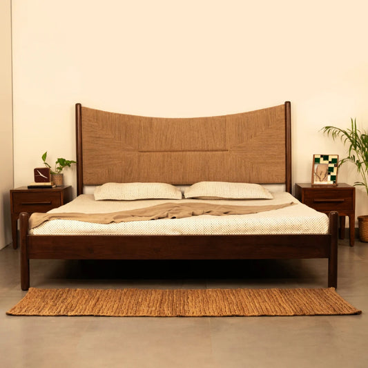 Mango Wood Bed for Bedroom