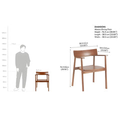 Tatvaacasa Modern Round Solid Wood Dining Table Set with Marble Top