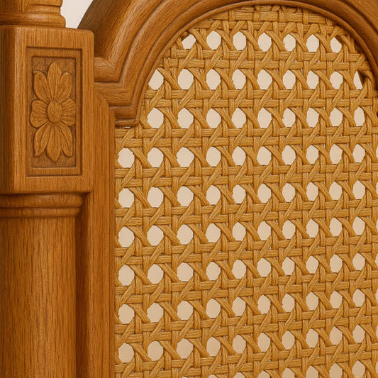 Tatvaacasa Modern Honey Finish Lounger Sofa