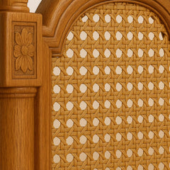 Tatvaacasa Modern Honey Finish Lounger Sofa