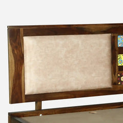 Sheesham Wood King Size Bed Without Storage