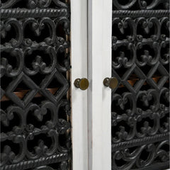 Handcrafted 2-Door Jail-Style Server Cabinet