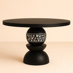 Dining Table with Cane Detail