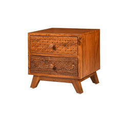 Acacia Wood Bedside Table
