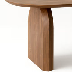 Modern Honey Finish Dining Table