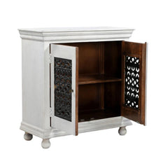 Handcrafted 2-Door Jail-Style Server Cabinet