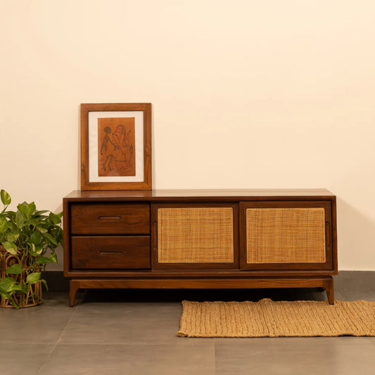 Modern Cane Tv Unit