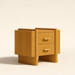 Tatvaacasa Modern Brown Bedside Table