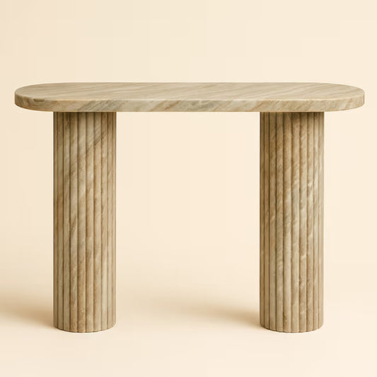 Tatvaacasa Marble Console Table