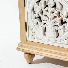 Wooden Carving Tv Stand