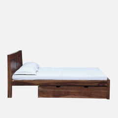Sheesham Wood Storage Beds With Drawer