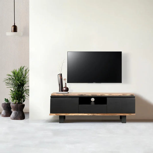 Modern Tv Unit in Black For Living Room