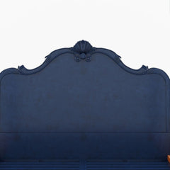 Solid Wood Canopy Bed Low Profile Platform