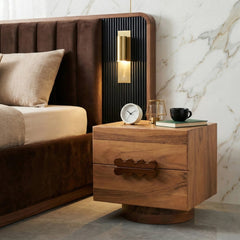 Wooden Bedside Table