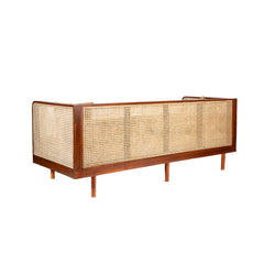 Wooden Cane Sofa for Home