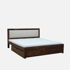 Solid Wood Drawer Storage Beds