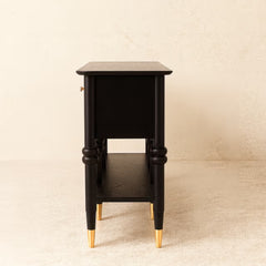 Modern Black Console Table