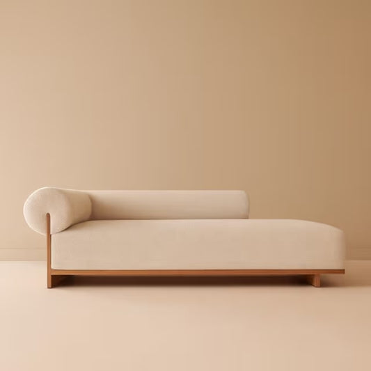 Tatvaacasa Olivie Modern Wooden Sofa
