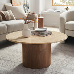 Tatvaacasa Coffee Table in Walnut Natural