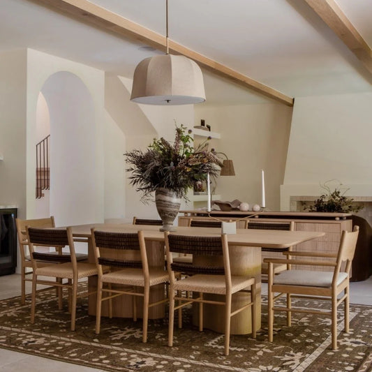 Natural Wooden Dining Table