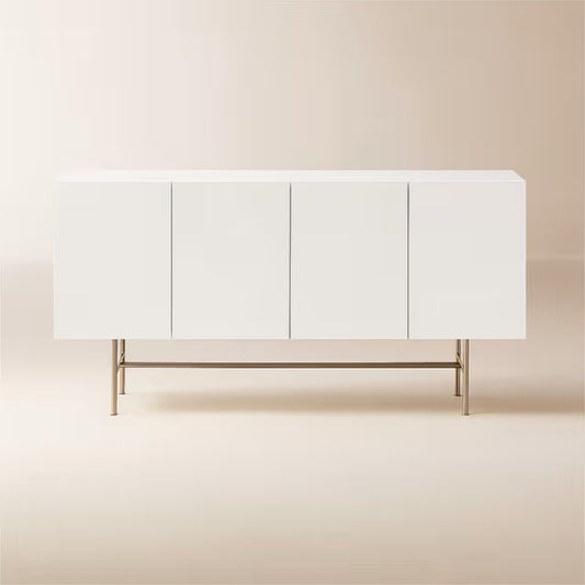 Modern White Sideboard for Storage