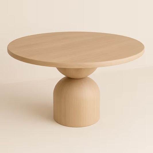Natural Wooden Dining Table