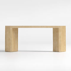 Modern Natural Wooden Console Table