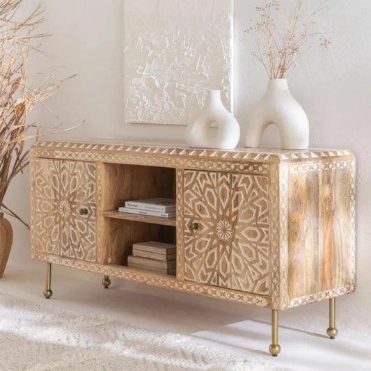 Mango Wood TV Cabinet for Tv