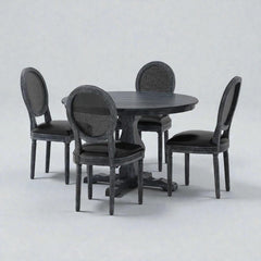 Round Solid Wood Dining Table