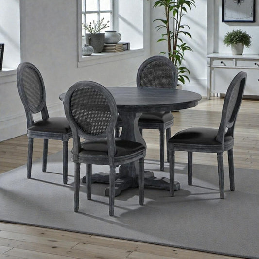 Round Solid Wood Dining Table