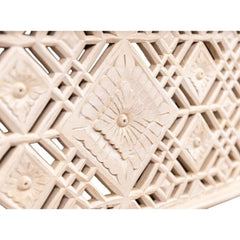 Hand-Carved Storage Trunk Coffee Table