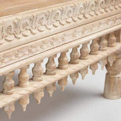 Hand Carved Wooden Sofa_Daybed