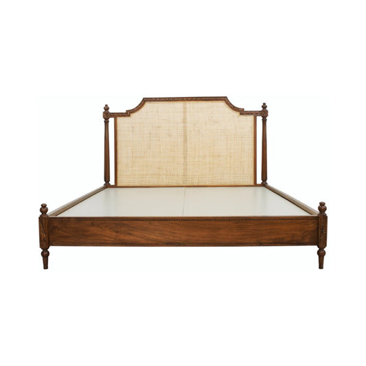 Mango Wooden Cane Bed