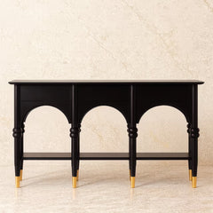 Modern Black Console Table