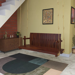 Modern Wooden Swing for Home