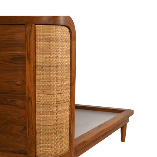 Mango Wooden Cane Bed