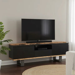 Modern Tv Unit in Black For Living Room