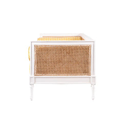 Modern Wooden Cane Sofa Couch
