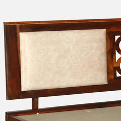 Sheesham Wood Queen Size Bed Without Storage