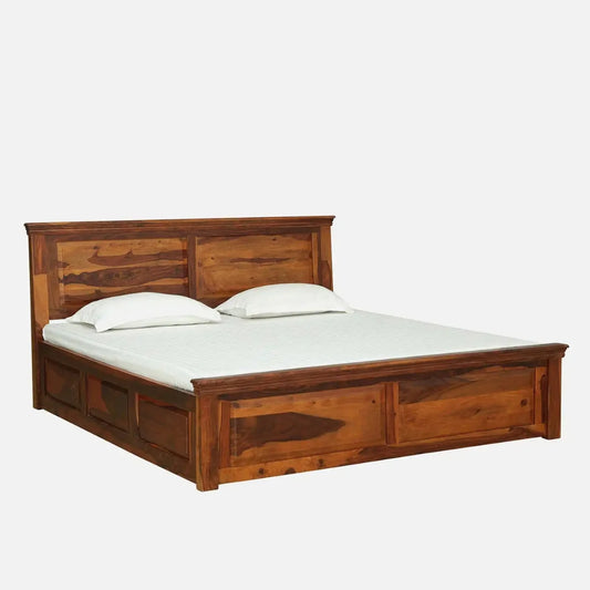 Solid Sheesham Wood Storage Beds