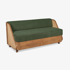 Modern Cane 3 Seater Sofa