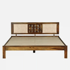 Sheesham Wood King Size Bed Without Storage