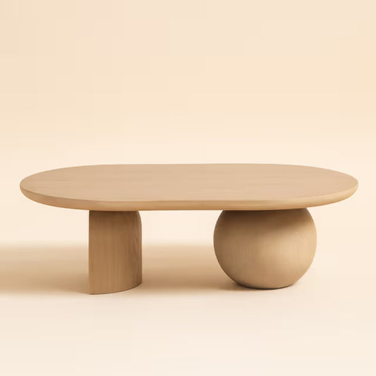 Modern Natural Wooden Coffee Table