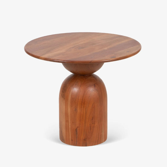 Round Wooden Side Table