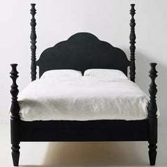 Mango Wood Four-Poster Bed