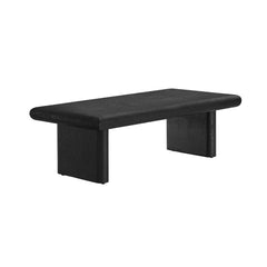 Relic Wooden Textured Coffee Table in White